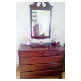 Mahoganny Chest & Mirror