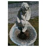 Angel Birdbath
