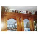 Large China Cabinet & Contents