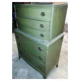 Mahagany Painted Chest