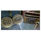 Hammered Brass & Copper