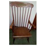 Maple Stenciled Rocker