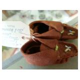 Native Made Doll Mocaasins