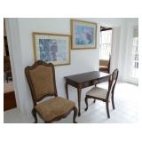 Queen Anne Writing Desk with Chair