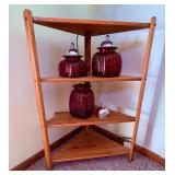 Corner shelving unit