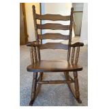 Wooden rocking chair