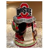 Radko Ohio State cookie jar autographed by Jim Tressel