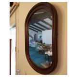 WOOD FRAMED MIRROR