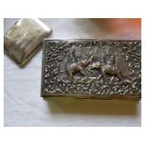 STERLING CIGARETTE CASE & BOX