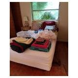DOUBLE BED & LINENS