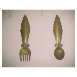 Brass wall hangers