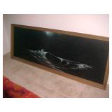 Long velvet painting