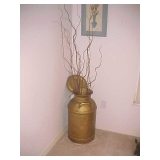 Painted milk can/lid