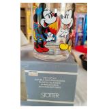 Vintage Stotter Disney glasses new in box