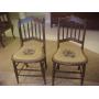 Pair antique chairs