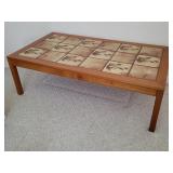 Tile top coffee table