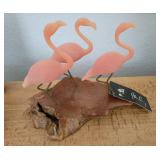 John Perry flamingo sculpture