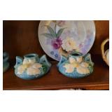 Roseville candlesticks