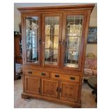 Lighted china cabinet