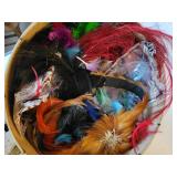 Hatbox full of feathers