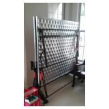 Folding ping pong table