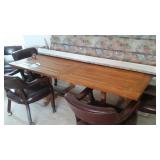 Teak dining table