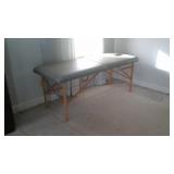 Massage table...set up