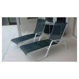 2 of 4 lounge chairs