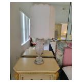 1 of 2 glass lamps