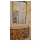 Wall mirror & console