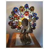 Peacock lamp