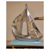 Metal sailboat