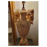 Carved Alabaster lamp