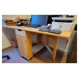 Folding craft table