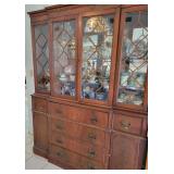 Mahogany china cabinet