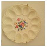 Vintage egg plate