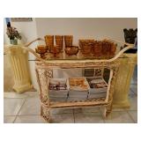 Bar cart/Vintage drinkware