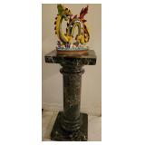 Dragon on Onyx pedestal