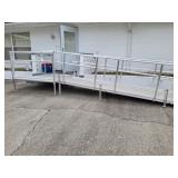 Alum. wheelchair ramp