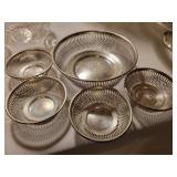 Sterling nut dish set
