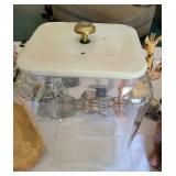 Antique battery acid jar