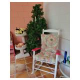 Christmas tree & porch rocker