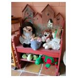 A little plush w/bench