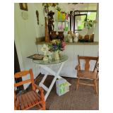 Painted table & child