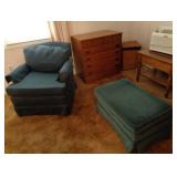 Chair, Ottoman, Chest