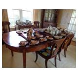 Dining Room Table, Chairs, China Cabinet