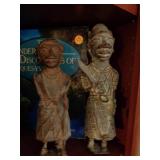 Metal Africian Statues
