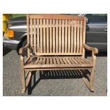 Teak Double Rocker