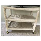 Wicker Tea Cart