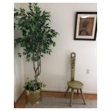 Artifical Tree, Small Seat
